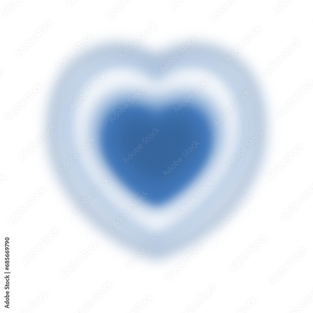 blue heart y2k retro style pastel blurred gragient 90s psychedelic Holographic minimal for valentine day blue heart y2k retro style pastel blurred gragient 90s psychedelic Holographic minimal for valentine day