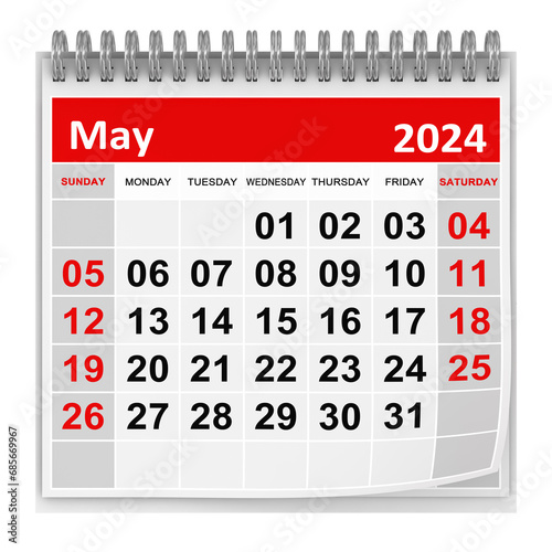 Calendar - May 2024