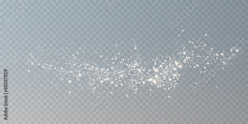 The dust sparks and golden stars shine with special light. Vector sparkles on a transparent background. Christmas light effect. Sparkling magical dust particles.	