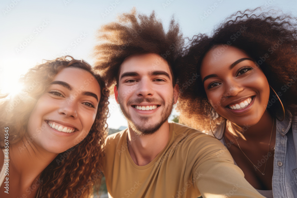 summer holidays, celebration, friendship and people concept - group of smiling friends in sunglasses over city background summer holidays, celebration, friendship and people concept - group of smiling friends in sunglasses over city background