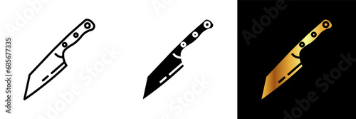 An iconic representation of a knife, epitomizing precision, culinary mastery, and kitchen essentials.