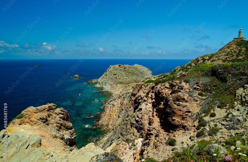 Capo Sandalo, Isola di San Pietro. Sardegna, Italy