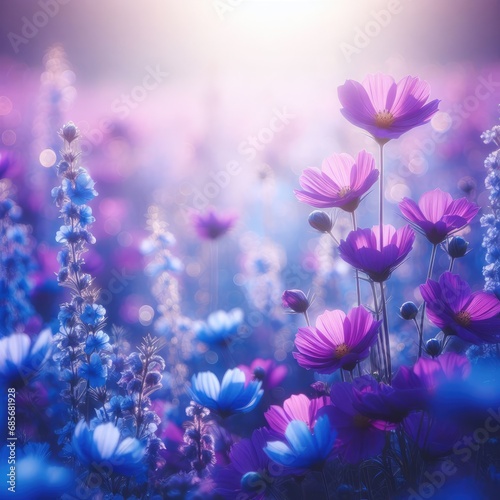 lavender field at sunset © Deanmon