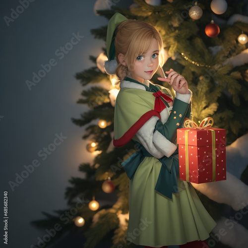 Merry christmas star images collections cute wallpapers ai generated