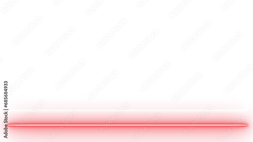 Neon Red and White Lower third Neon Red and White Lower third