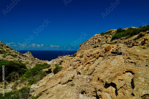 Oasi di protezione faunistica di Carloforte. Sentiero Verde, Isola di San Pietro. Sardegna, Italy