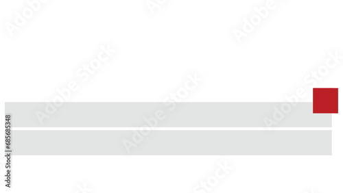 White and Red Lower third