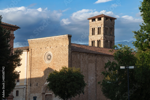 Sant Agostino church in Rieti, Lazio, Italy photo