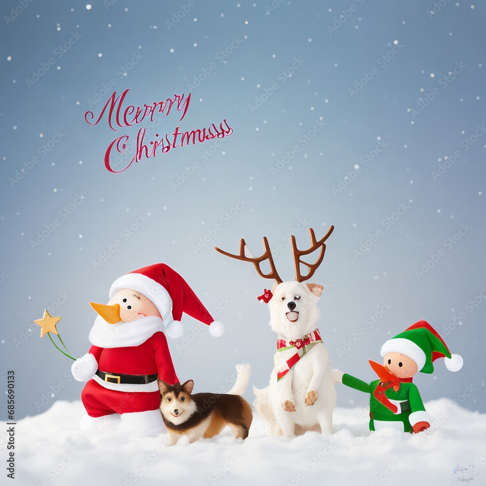 Merry christmas star images collections cute wallpapers ai generated