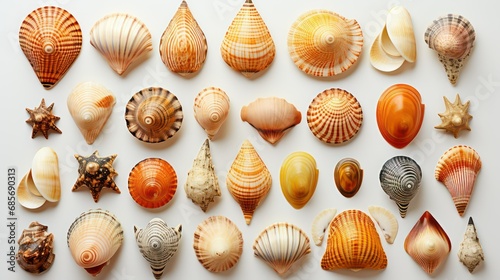 collection of seashells