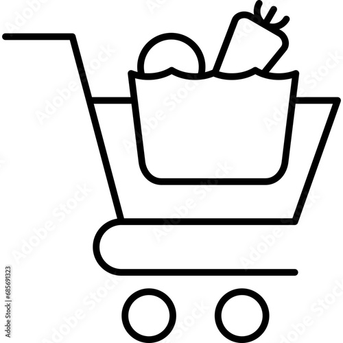 Shopping Trolley Icon