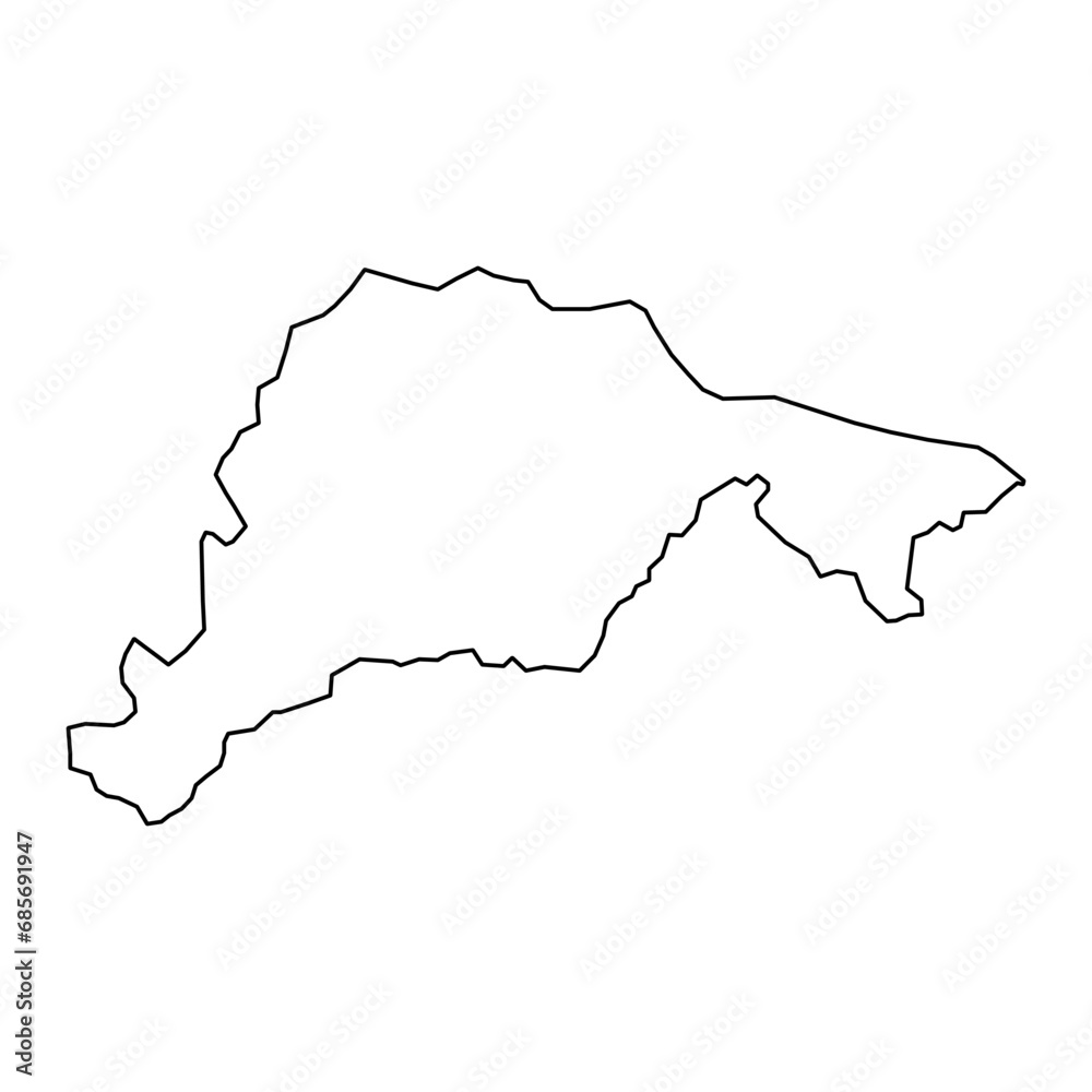 El Paraiso department map, administrative division of Honduras. Vector illustration. El Paraiso department map, administrative division of Honduras. Vector illustration.