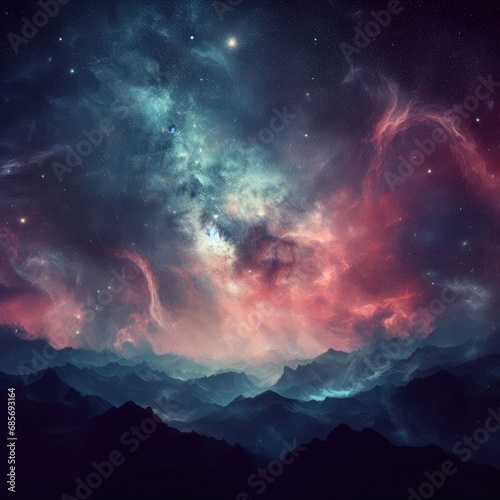 background with stars