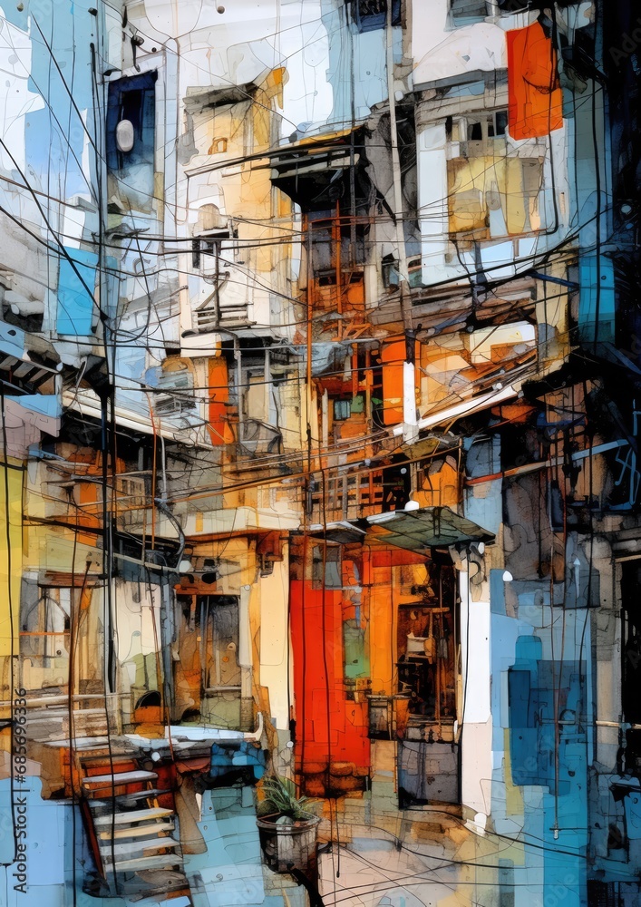 Abstract Bangkok images 