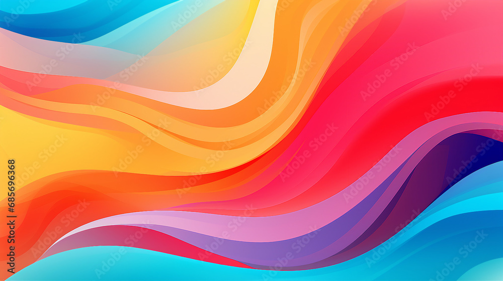 Energetic Design Template: Colorful Abstract Background with Vibrant Hues and Geometric Shapes for Creative Graphic Design – Modern Artistic Expression in Digital Form.