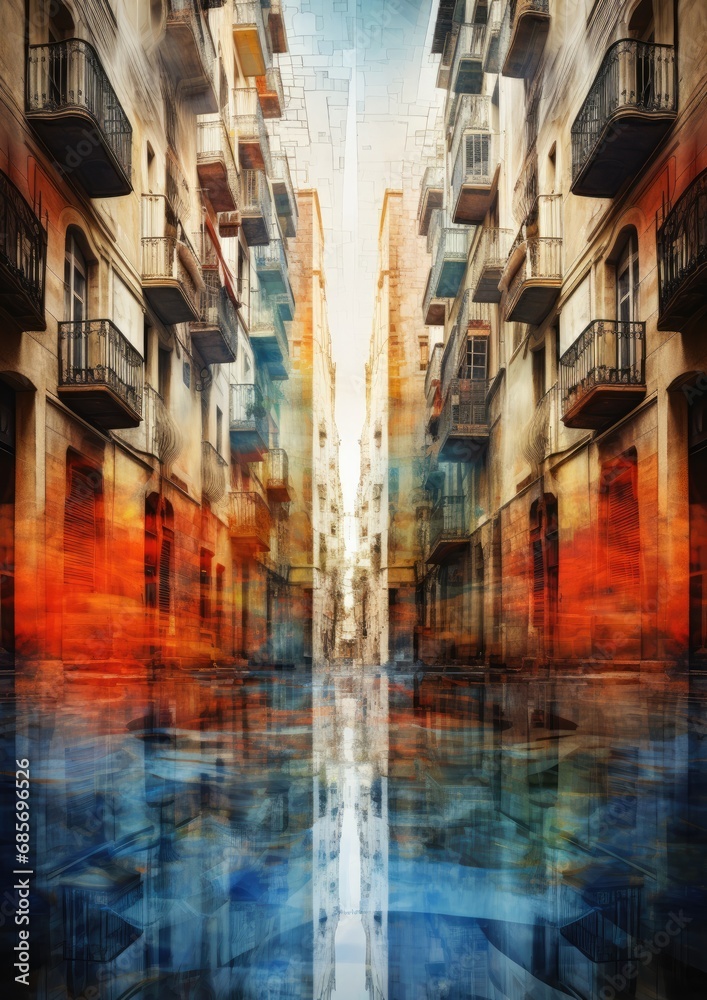 Abstract Barcelona images 
