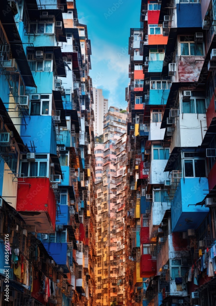 Abstract Hong Kong images