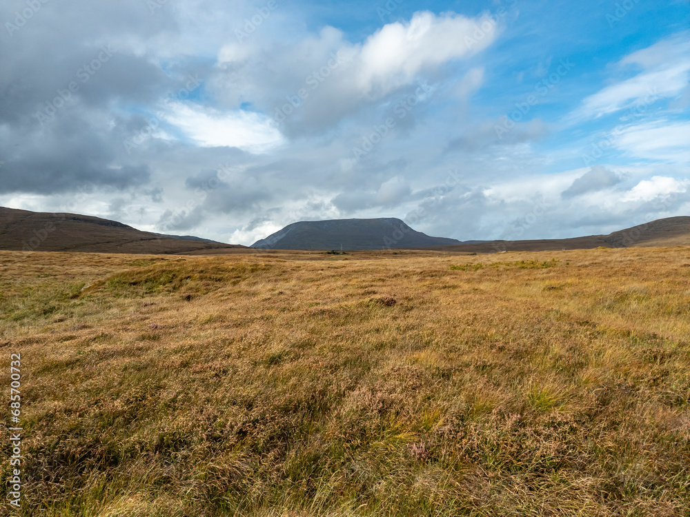 The Muckish mountain seen from Glenveagh National Park in County Donegal - Ireland