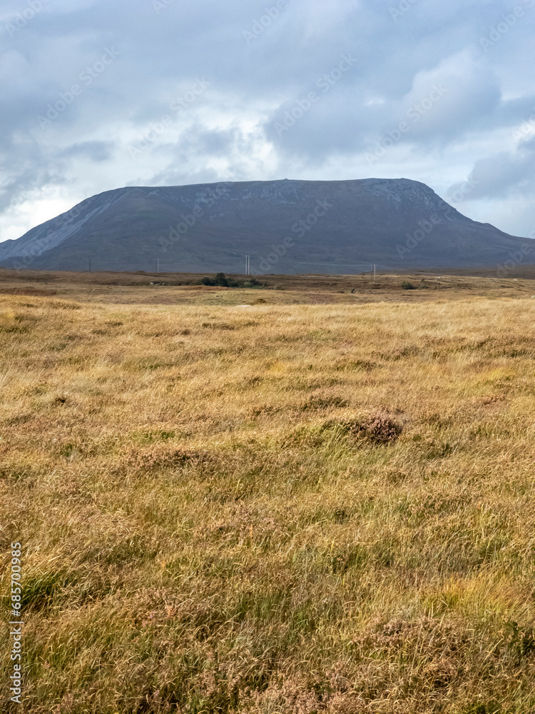 Fototapeta premium The Muckish mountain seen from Glenveagh National Park in County Donegal - Ireland