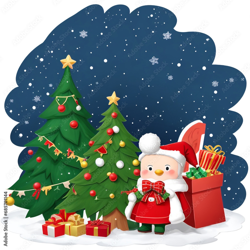 Merry christmas star images collections cute wallpapers ai generated