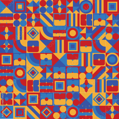 Pattern with colorfull concept design