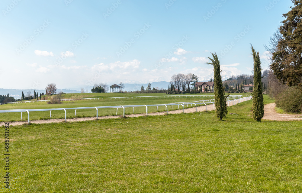 Landscape of ancient rural village of Mustonate, in the province of Varese, Lombardy, Italy
