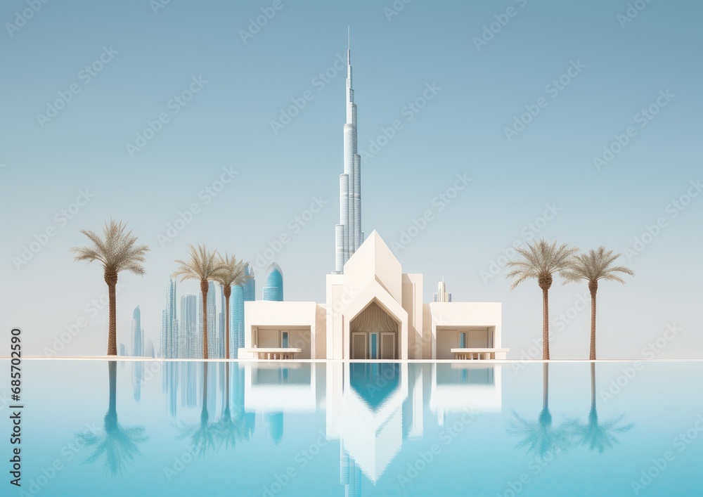 minimalist Dubai images - obrazy, fototapety, plakaty 