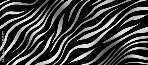 Abstract zebra pattern printed seamlessly Copy space image Place for adding text or design photo