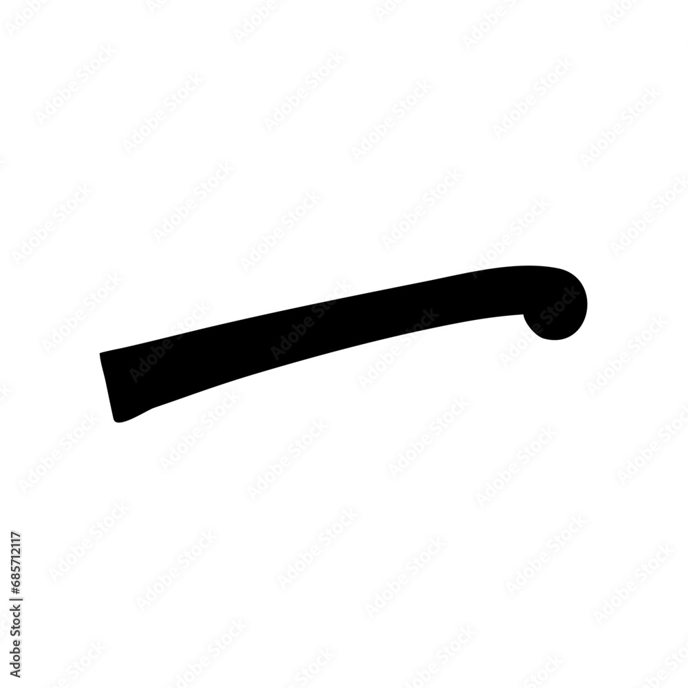 Calligraphic swoosh tail set underline marker strockes Calligraphic swoosh tail set underline marker strockes