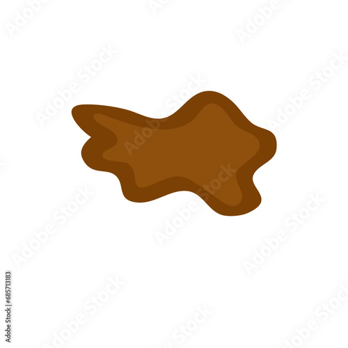 mud puddle Illustration 