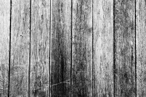Old wooden background. Black and white photo retro style.