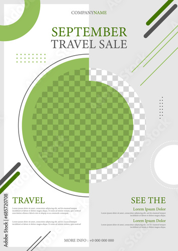 professional business agency official offer promotional travel editable flayer poster, banner template