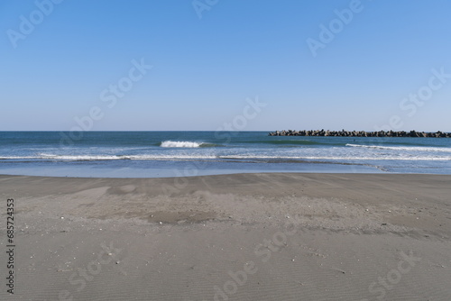 九十九里浜の景色 View of Kujukuri Beach