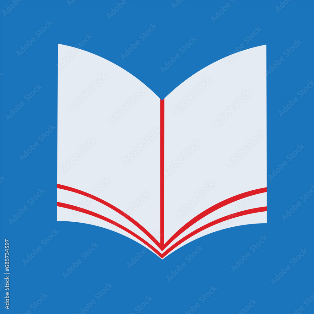 flat book icon in vector.opened book in vintage style.object for logo sticker icon print app website flat book icon in vector.opened book in vintage style.object for logo sticker icon print app website