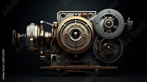 Vintage craftsmanship, analog elegance, nostalgia-inducing capture, retro imaging, enduring excellence, professional-grade gear. Generated by AI.