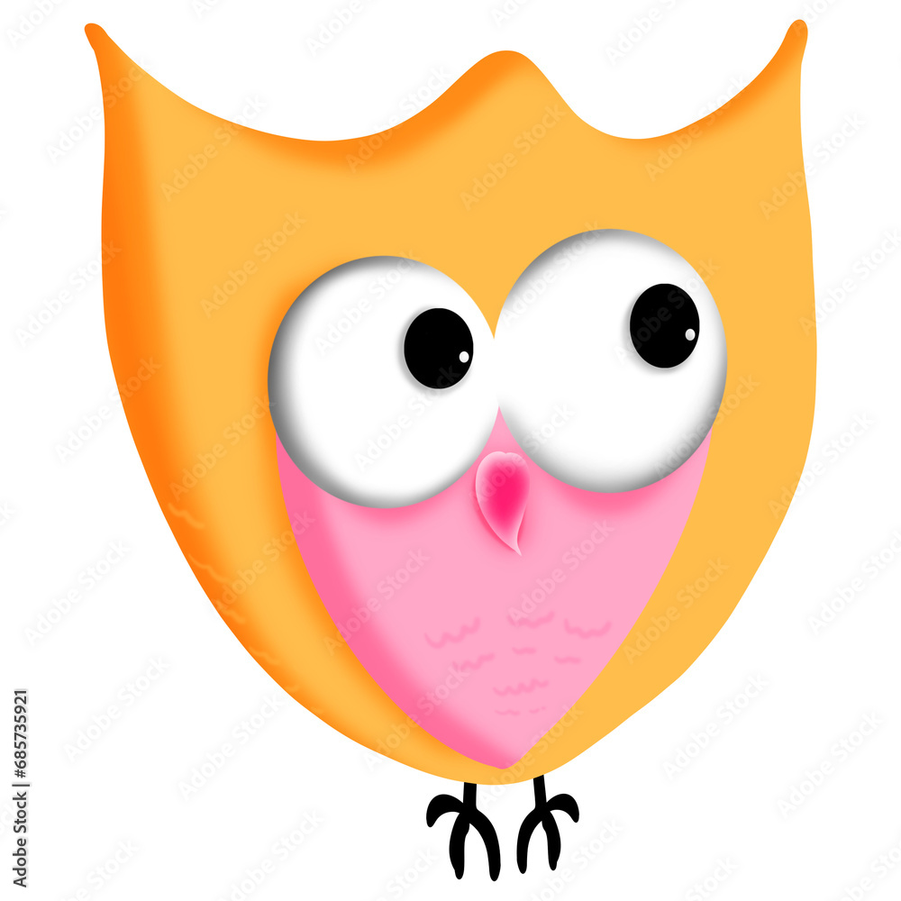 Obraz premium Yellow owl 
