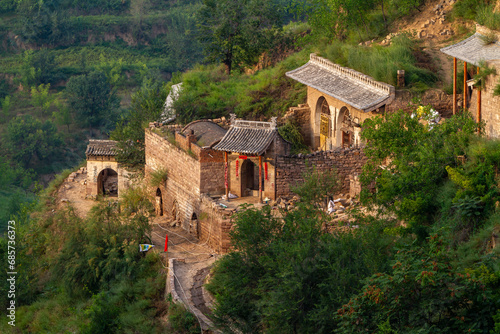 Lijiashan Village in China photo