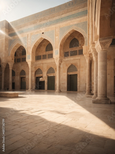 Al Aqsa Mosque with the beauty of a strong building full of history