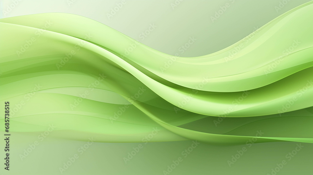 The background image is light green with beautiful curves that are pleasing to the eye.