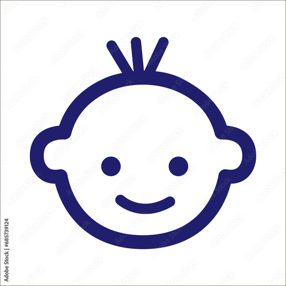 Baby vector, kid boy icon, child icon, newborn vector. Baby vector, kid boy icon, child icon, newborn vector.