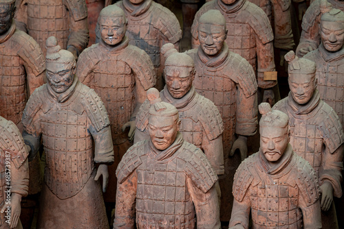 The Terracotta Army of Xian in China
