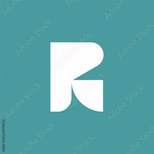 abstract letter R logo
