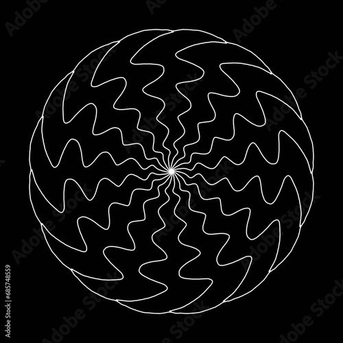 abstract sphere illustration, background