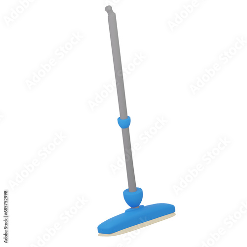 Mop 3d Icon Illustration
