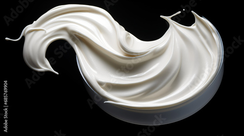 White cream or moisturizer