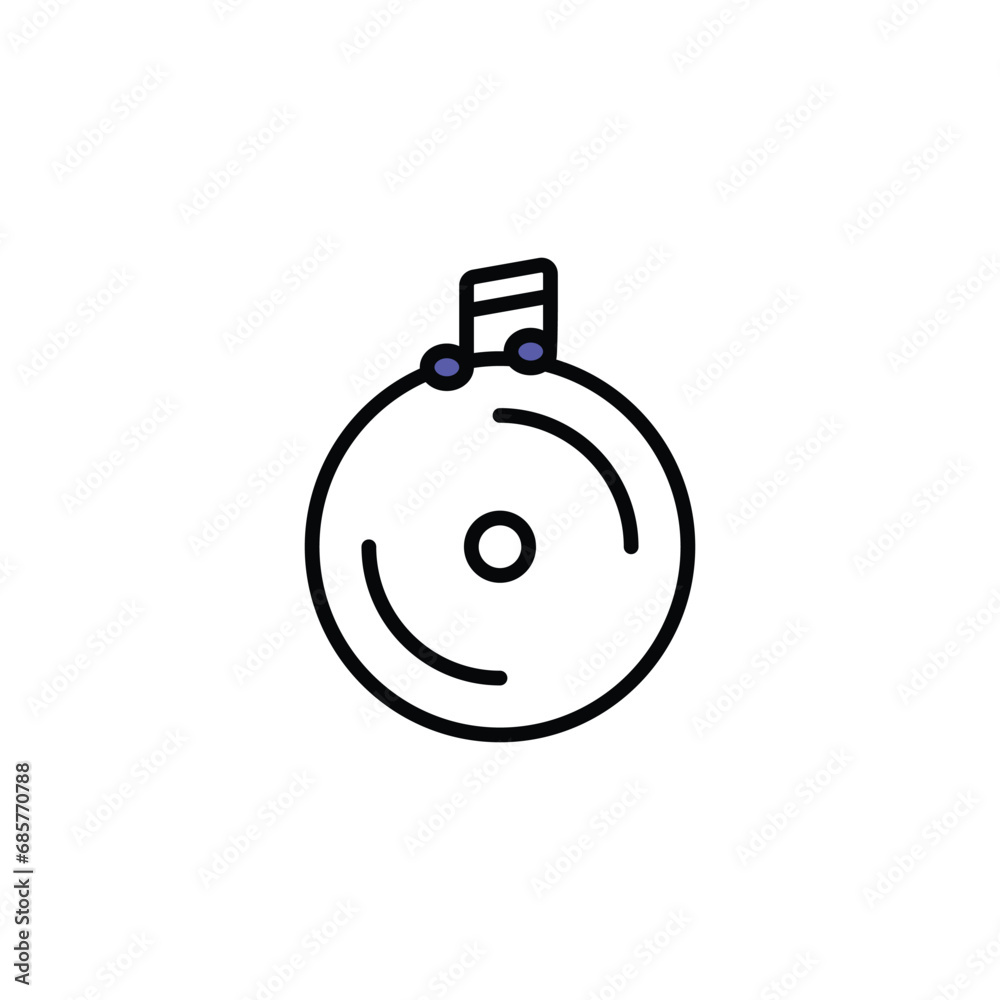 Compacty Disc icon design with white background stock illustration Compacty Disc icon design with white background stock illustration