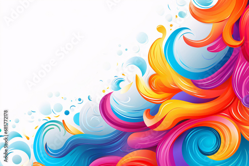 Vivid swirling abstract design © youriy