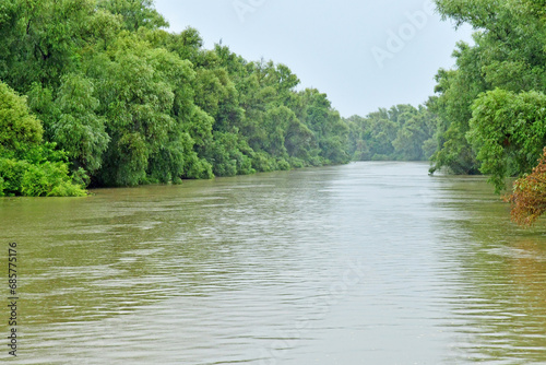 Tulcea  Romania - july 2 2023   Danube delta