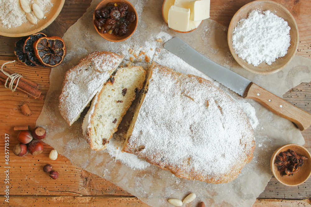Omas Stollen Butterstollen selber machen backen Weihnachten Omas Stollen Butterstollen selber machen backen Weihnachten