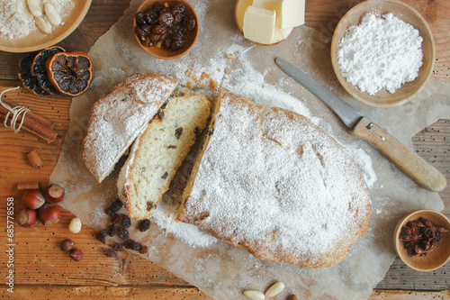 Butterstollen Stollen Weihnachtsgebäck photo